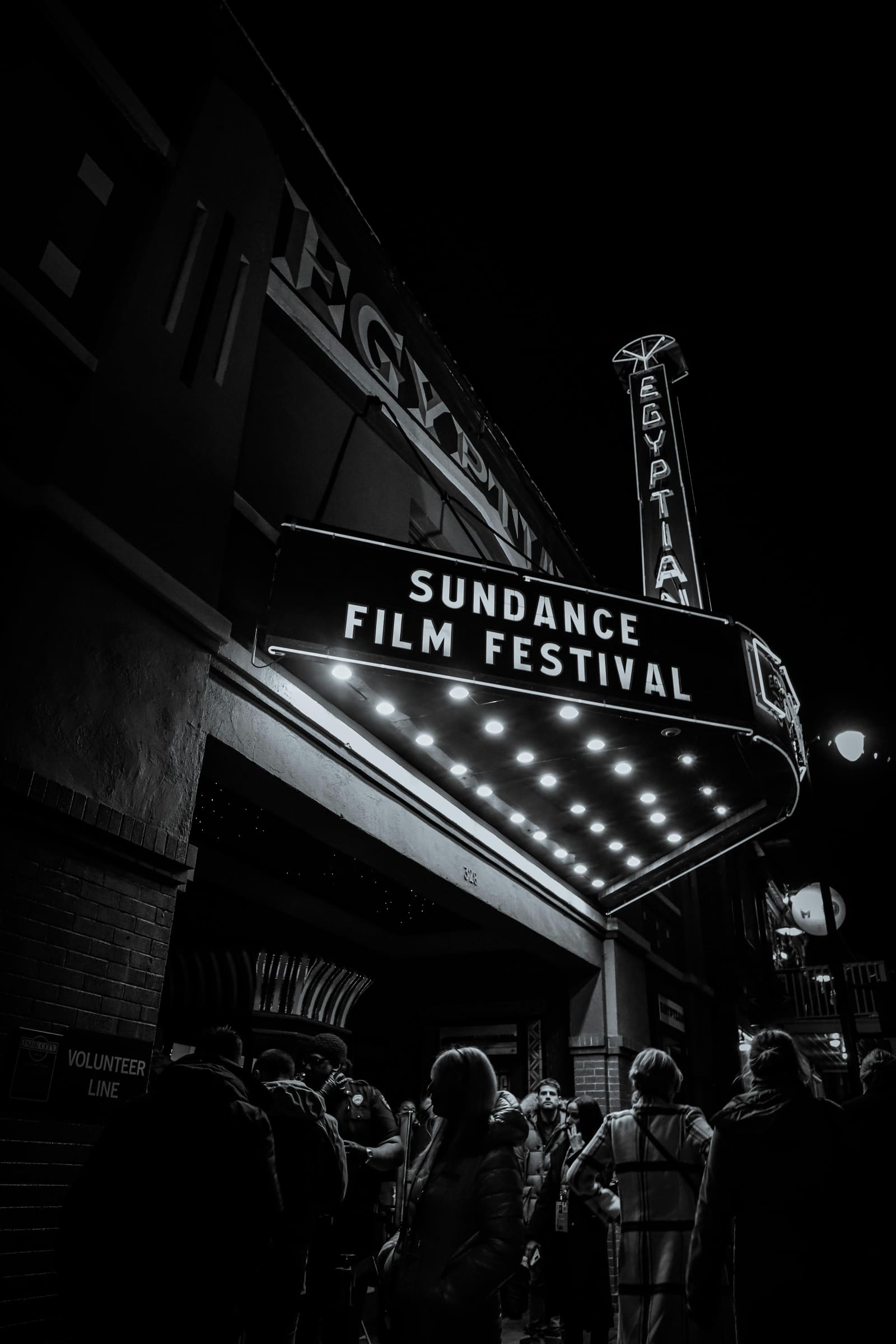 Film festival programmers reviewing submissions in a screening room, illustrating how film festivals actually select films.